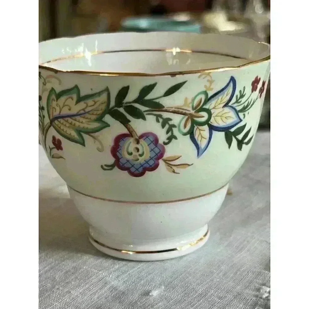 Colclaugh Bone ChinaTeacup pale‎ green